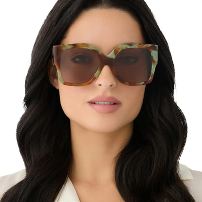 LIVIA - IONIAN TORTOISE + TRUFFLE + POLARIZED SUNGLASSES