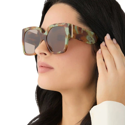 LIVIA - IONIAN TORTOISE + TRUFFLE + POLARIZED SUNGLASSES
