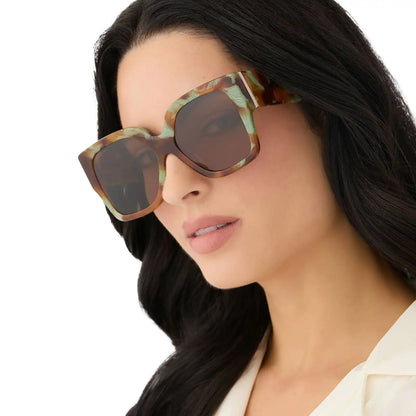 LIVIA - IONIAN TORTOISE + TRUFFLE + POLARIZED SUNGLASSES