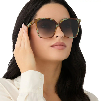 NAOMI - IONIAN TORTOISE + GREY GRADIENT + POLARIZED SUNGLASSES