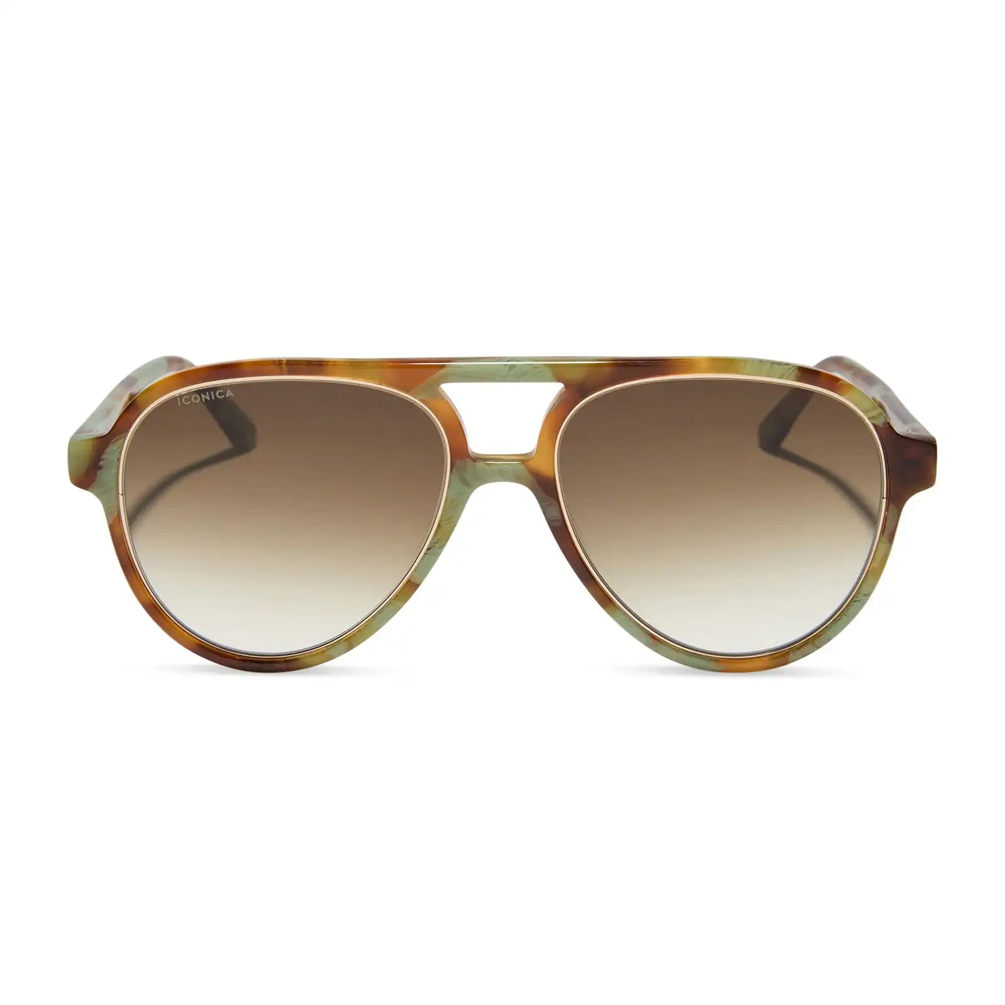 PIA - IONIAN TORTOISE + BROWN GRADIENT + POLARIZED SUNGLASSES