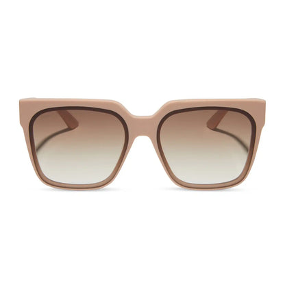 THEA - NUDE + BROWN GRADIENT SUNGLASSES