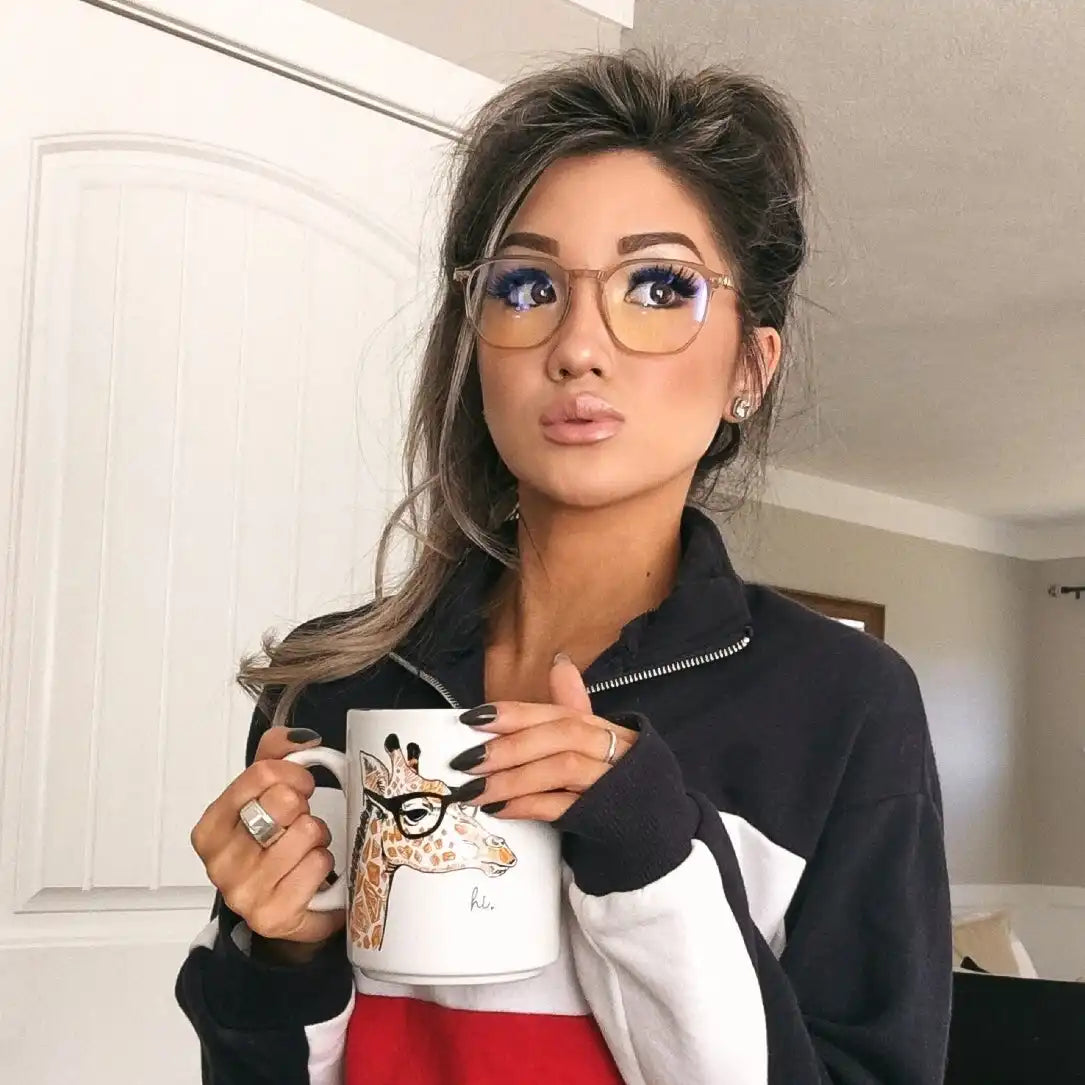 NOEL - ROSE CRYSTAL + GLASSES