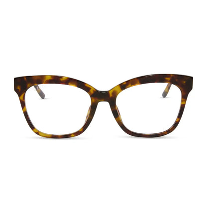 WINSTON - AMBER TORTOISE + GLASSES