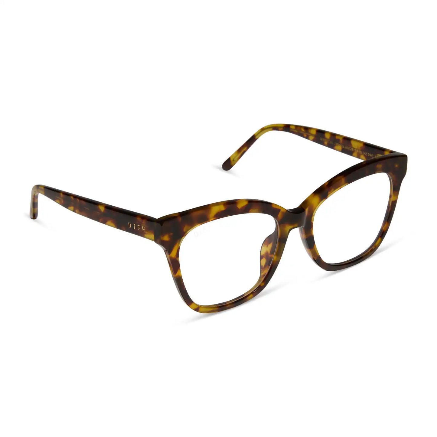 WINSTON - AMBER TORTOISE + GLASSES