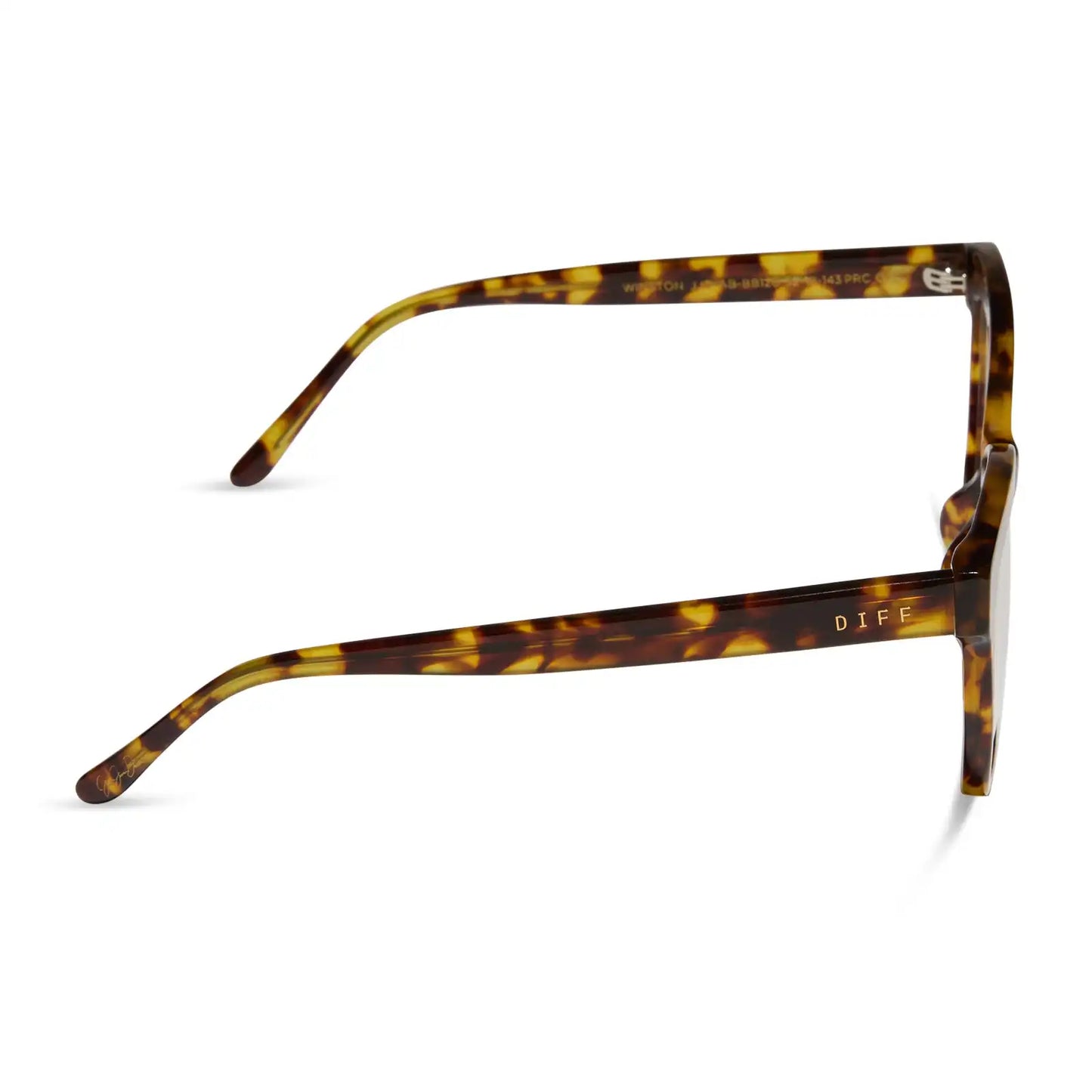 WINSTON - AMBER TORTOISE + GLASSES
