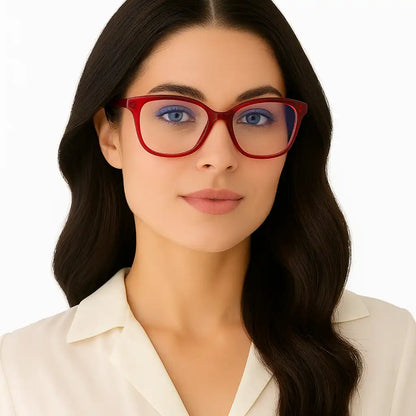 LEAH - RED CHERRY + BLUE LIGHT READERS