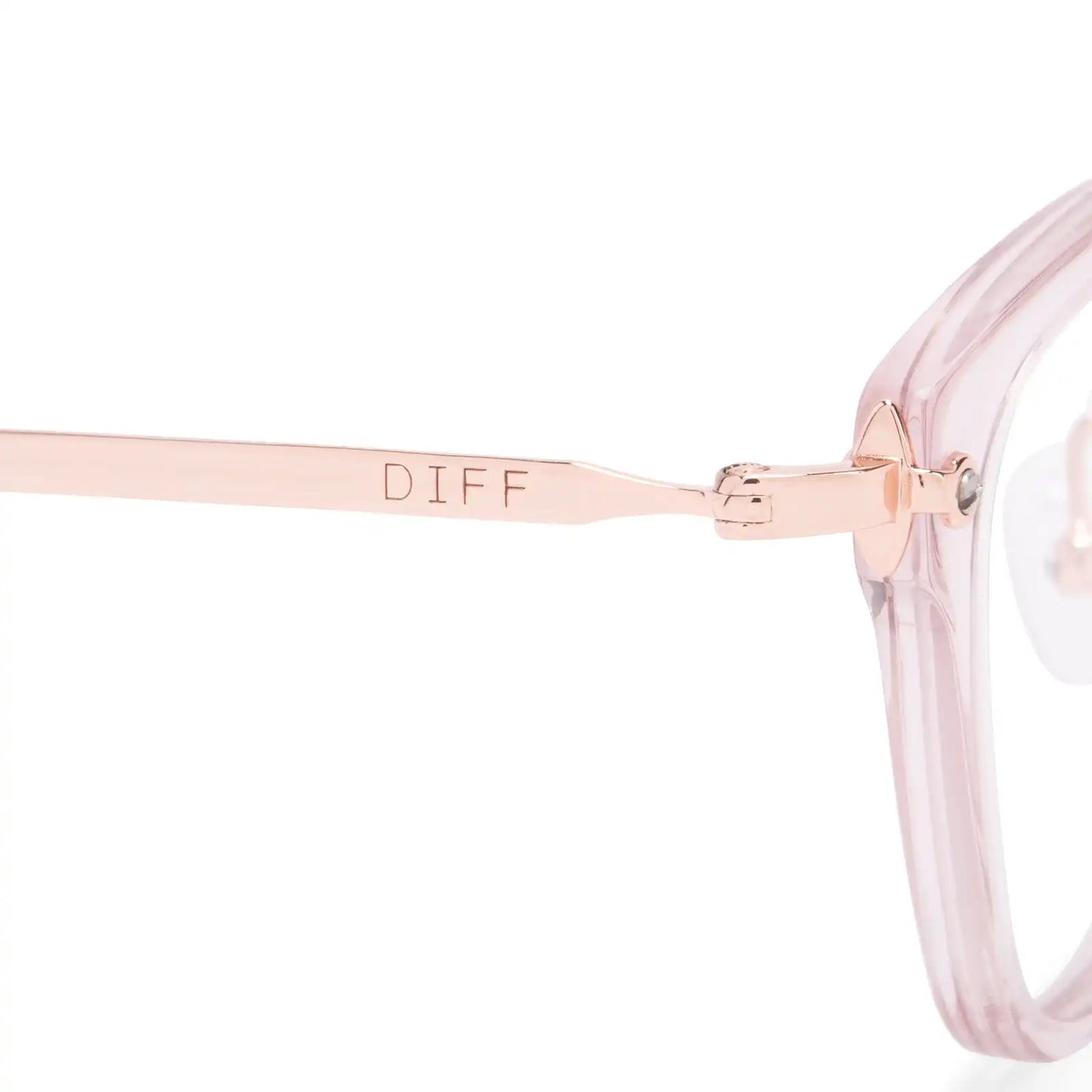 RUE - LIGHT PINK CRYSTAL + GLASSES