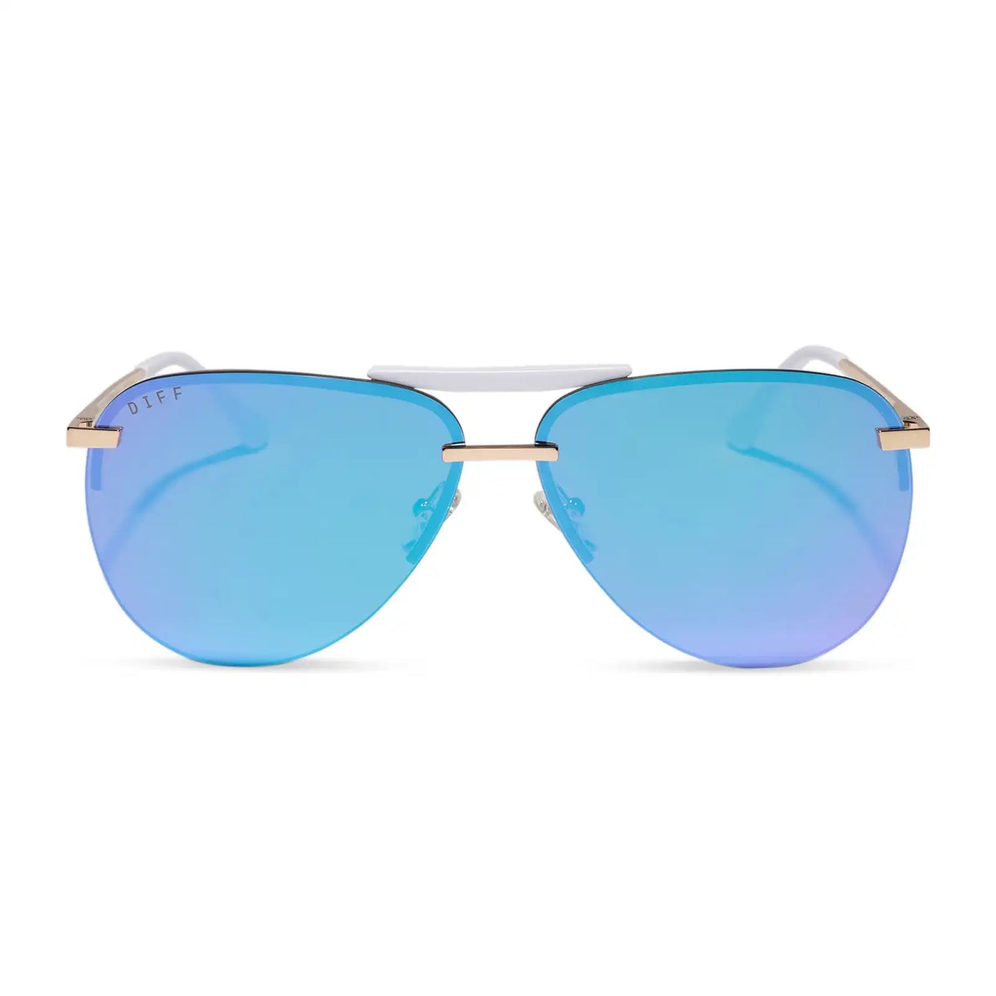 TAHOE - GOLD + PURPLE MIRROR SUNGLASSES
