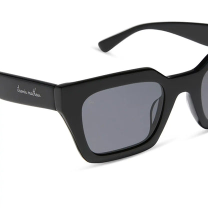 SOLANA - BLACK + GREY + POLARIZED SUNGLASSES