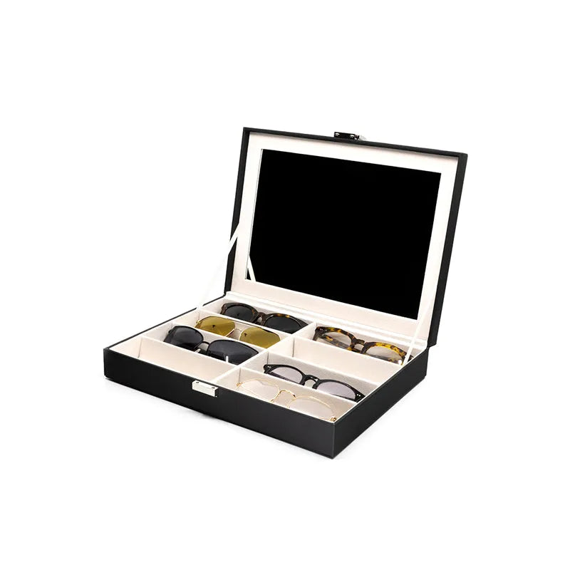 VANITY CASE - 8 PAIR + BLACK