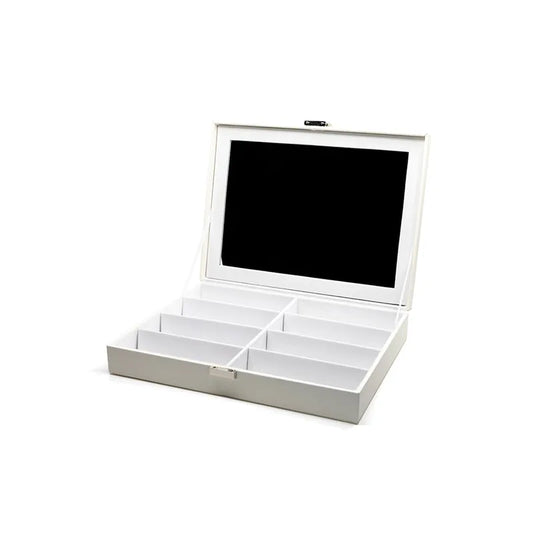 VANITY CASE - 8 PAIR + WHITE