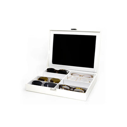 VANITY CASE - 8 PAIR + WHITE
