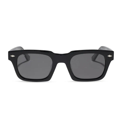 KAYCE DUTTON - CLASSIC BLACK + GREY + POLARIZED SUNGLASSES