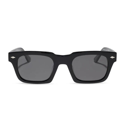 KAYCE DUTTON - CLASSIC BLACK + GREY + POLARIZED SUNGLASSES